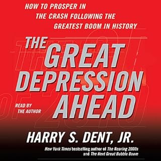 The Great Depression Ahead Audiolibro Por Harry S. Dent Jr. arte de portada