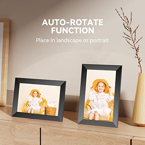 Digital Photo Frame, Auzncu 10.1“ Wifi Digital Picture Frame With Built-In 16G Memory,Auto-Rotate Portrait And Landscape,Hd Ips Touch Screen, Share Photo And Video Instantly Via Frameo App #TOP4