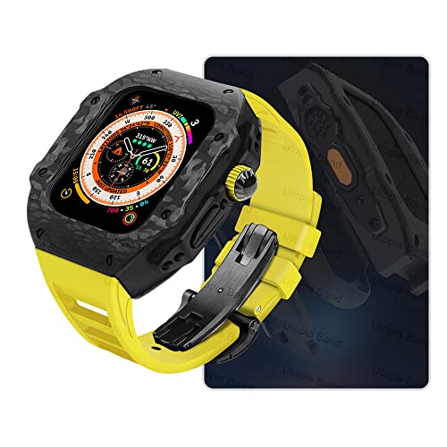 Coque en fibre de carbone pour Apple Watch Ultra, l'élégance du métal haut de gamme