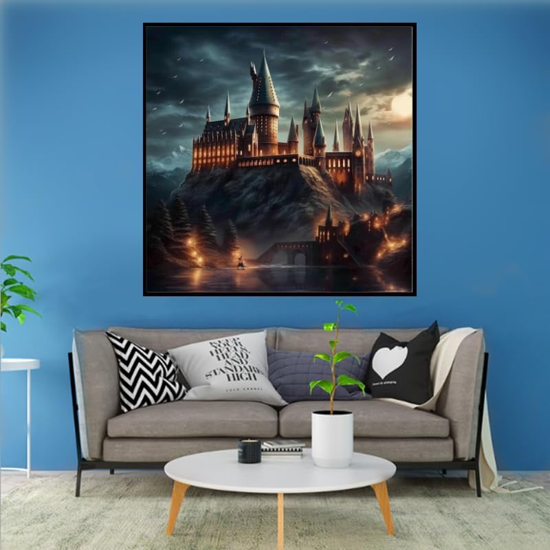 Miniatura 7 de Kit de pintura artística de diamante 5D para bricolaje, diseño de punto de cruz, diseño de dibujos animados, lienzo con diamantes de imitación,