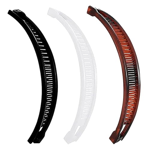 Pinzas para el cabello, pinzas para el cabello, estilo vintage, 3 unidades, pinzas para el pelo de plátano, pinzas para el cabello, accesorios para