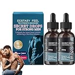 Secret Drops for Strong Men,Secret Happy Drops,Enhancing Sensitivity and Pleasure,Pleasurepeak Oral Drops,Men's Long Lasting Delay Stronger Spray,Promoting Improved Blood Flow (2 Pcs)