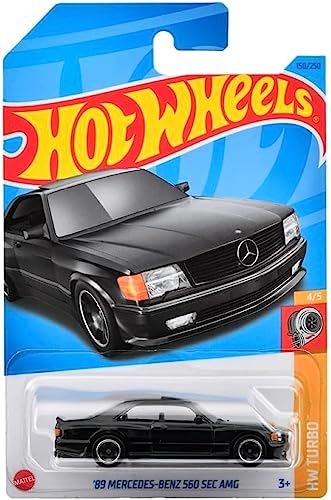 Hot Wheels '89 Mercedes-Benz 560 SEC AMG (Negro) miniatura 1