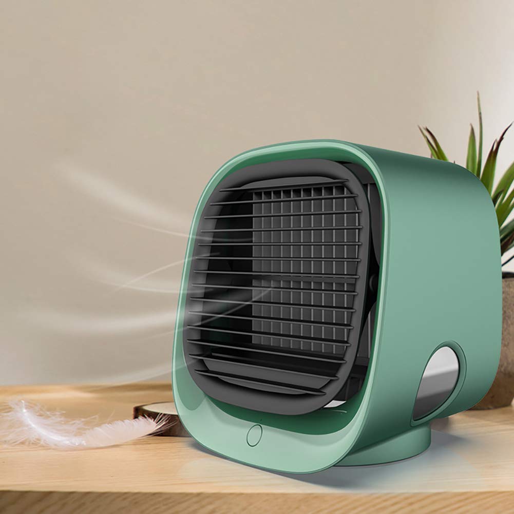 Climatiseur portable silencieux contre la chaleur, mini humidificateur purificateur d'air USB