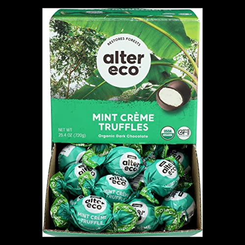 Alter Eco Chocolate Truffle Dark Mint.42Oz, 60Pack #TOP21