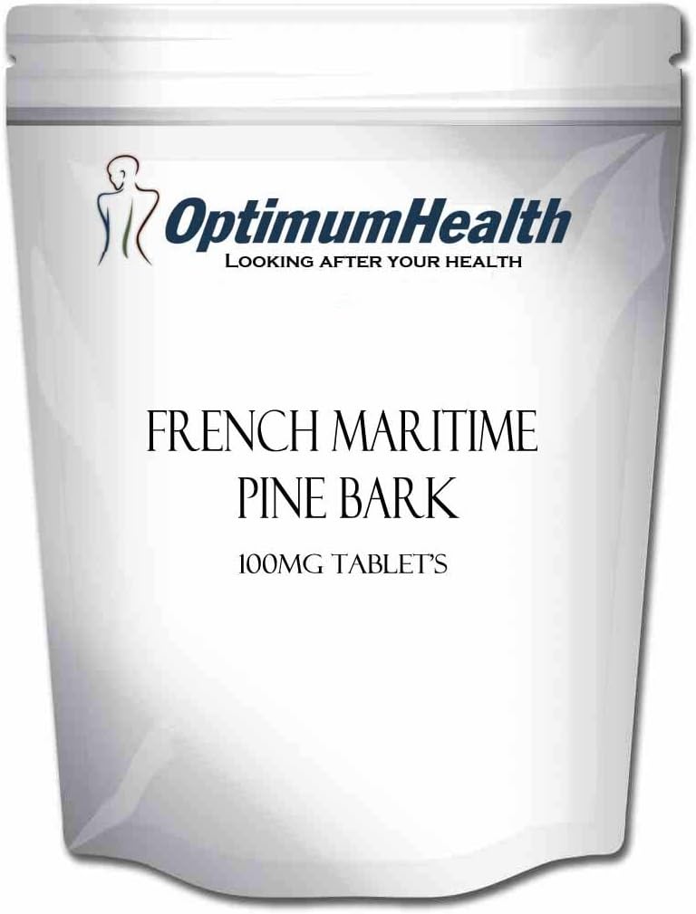 HIGH STRENGTH FRENCH MARITIME PINE BARK 100mg SUPER ANTIOXIDANT CIRCULATION vegetarian (60 Capsules)