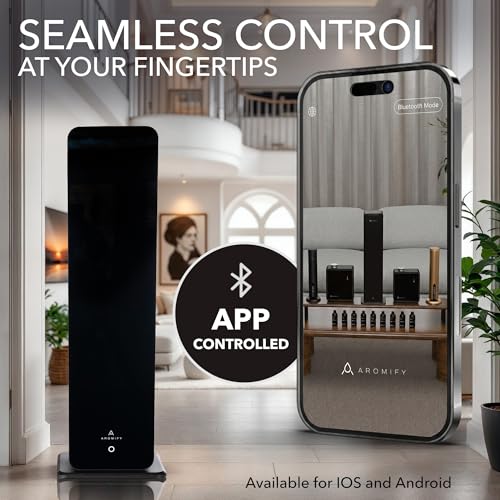 Difusor aromático eléctrico Tower con control Bluetooth miniatura 4