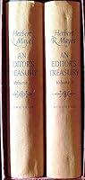 An editor's treasury; a continuing anthology of prose, verse, and literary curiosa B00005VR5Q Book Cover
