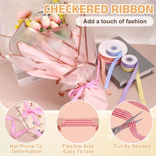 Ruban nylon PATIKIL bleu saphir pour emballage cadeau et artisanat - 5