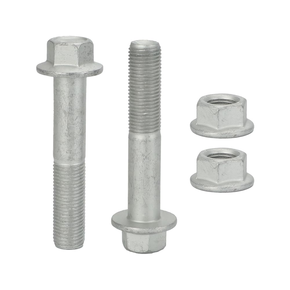 Motoparty Rear Lower Shock Bolts Hardware Kit for 06-11 Honda Civic Si EX LX DX