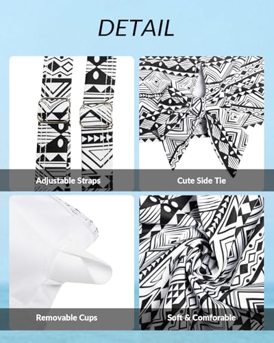 Image of Yonique Womens Blouson Tankini Top Only Loose Fit Swim Top No Bottom Modest Swimsuit