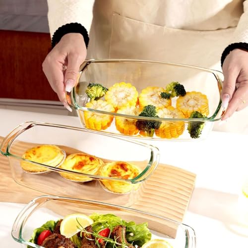 Plat de cuisson en borosilicate rectangulaire pour pain et dessert - 5