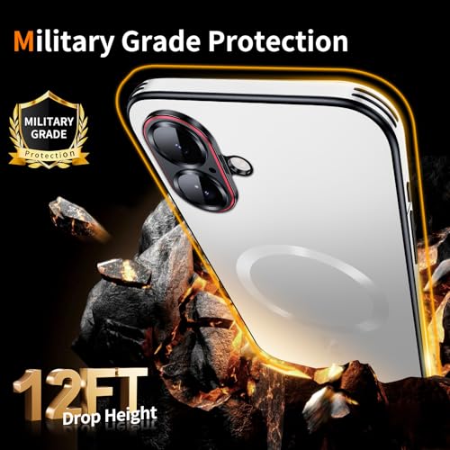 Image of for iPhone 17 Case,Slim Design Compatible with MagSafe,Strong Magnetic Shockproof Military-Grade Protection for Screen & Camera Cover Case for 17,White
