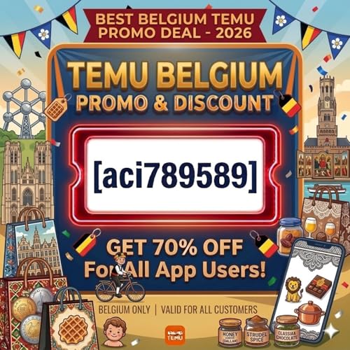 [BeST] Belgium TemU Promo Code [{"aci789589"}] 70% off For All App Users 2026 cover art