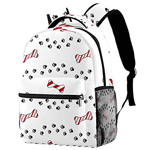 Sac à dos de voyage enfant avec motif Noël et poches de rangement