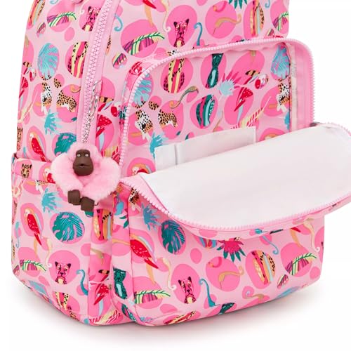 Image of Kipling Women's Seoul 15 inch Laptop Backpack, Durable, Roomy with Padded Shoulder Straps, Built-In Protective Sleeve
