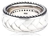 maskuliner und ausgefallener Herren Ring aus 925 Sterlingsilber, im vintage-oxidized look