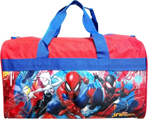 Ruz 18 Inch Kids Duffel Bag Overnight Carry-On Travel And Sports Bag (Spider-Man I)