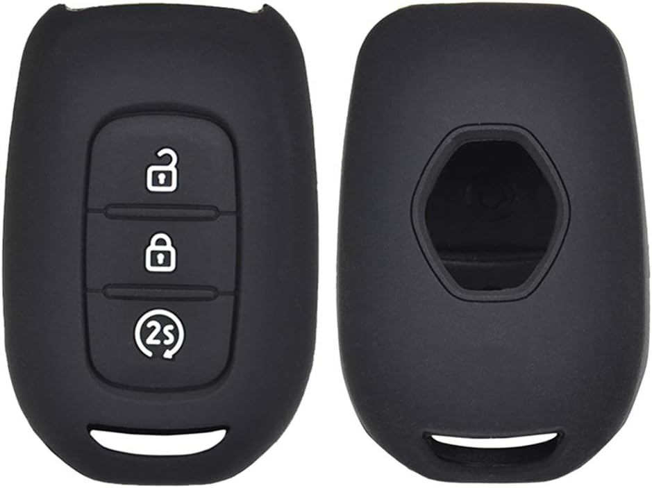 GHGJHGDFSD 3 Button Silicone Car Remote Key Fob Cover Case For Renault Duster Sandero Kwid Logan Clio Captur Laguna Scenic 2016 2017 2018