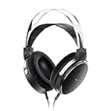 FiiO JT3 Over-Ear Open-Back Headphones, 50mm Dynamic Driver, PEK+PU Composite Diaphragm, Detachable 3.5mm Cable with Mic for Music & Gaming (Black)