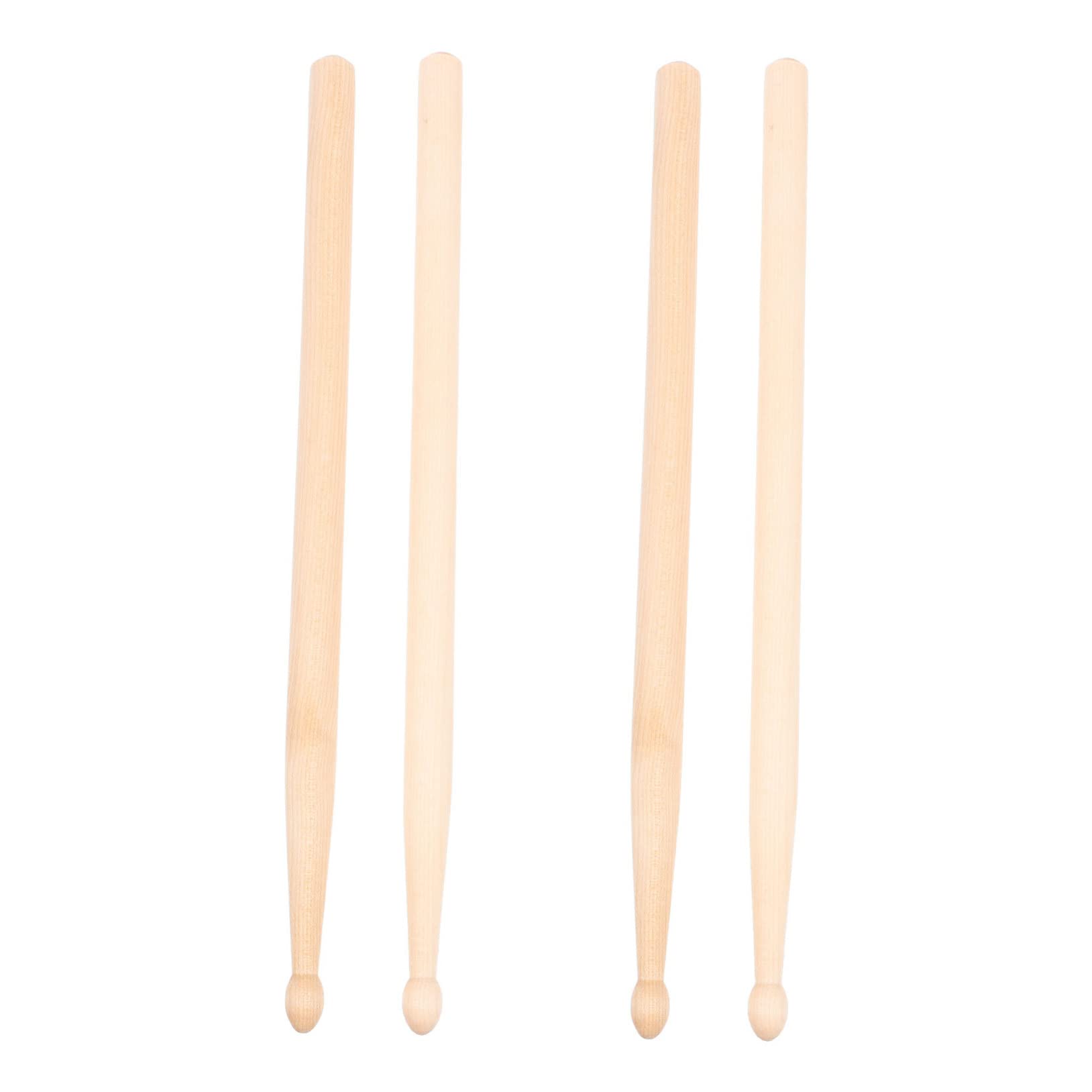 FUNOMOCYA Safe Maple Drum Sticks 295 * 14mm Comfortable Wooden Drumsticks for Boys and Girls