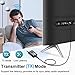 NETVIP Bluetooth 5.0 2-in-1 Transmitter and Receiver, Low Latency USB Bluetooth Audio Adapter for TV, Car, Home Stereo, Speaker, Smart TV, Tablet, Smartphone, Desktop, Headphones