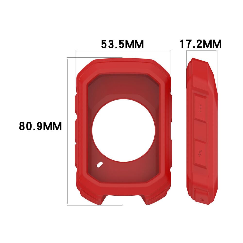 Silikonowe etui kompatybilne z Garmin Edge MTB, elastyczna silikonowa osłona, odporna na wstrząsy, odporna na zarysowania etui, akcesoria do smartwatcha