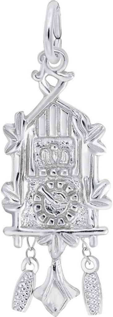 Rembrandt Cuckoo Clock Charm - Metal - Sterling Silver