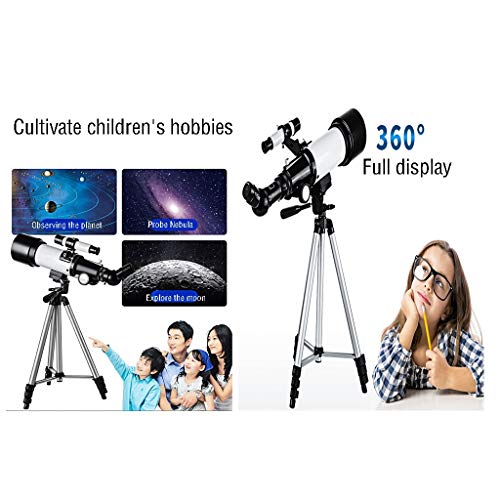 Telescopio Refractor Portátil 50-100mm Calibre con Trípode miniatura 4
