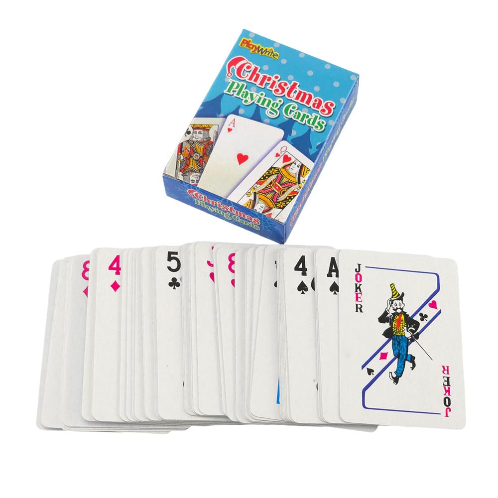 That's Crackers Christmas Design Little Playing Cards | 6x4cm | Mini Gift | Cracker Filler