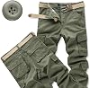 Pantalones tácticos de hombre con elasticidad, resistentes al agua, de ripstop, cargo, de algodón, ligeros para trabajo y senderismo 8