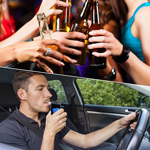 Alkoholtester Mayybei mit 20 Mundstücken und Halbleitertechnologie