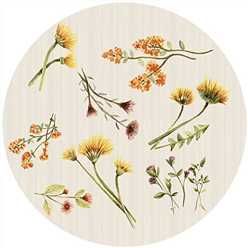 Andreas Silicone JO-GGWF Non-Slip 6.25" Jar Opener, Easy Lid Opener, Made with Silicone and Fabric, Dishwasher Safe, Garlic Peeler, GG Wallflower, 6.25 inch