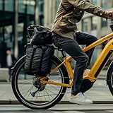 Mountainbike Gepäckträger Maximale Belastung 100kg mit Reflektor,Aluminiumlegierung,Vor und zurück einstellbar,Universal-Gepäckträger Schnelle Installation für 24-28 Zoll Fahrrad Rennrad E-Bike MTB