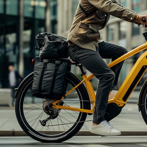 Mountainbike Gepäckträger Maximale Belastung 100kg mit Reflektor,Aluminiumlegierung,Vor und zurück einstellbar,Universal-Gepäckträger Schnelle Installation für 24-28 Zoll Fahrrad Rennrad E-Bike MTB
