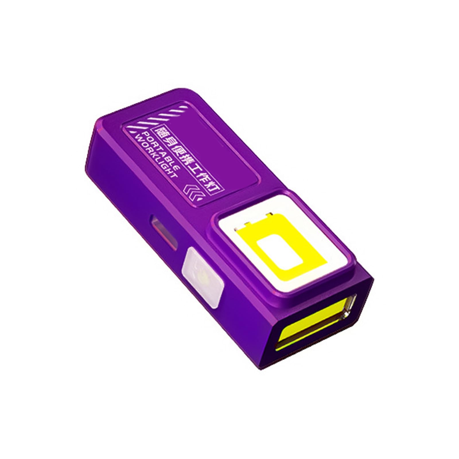 ZEPFJHE Multifunctional Warning Lamp Outdoor Walking Pocket Lamp Signaling Device Texture for Construction Site Help Rechargeable Light