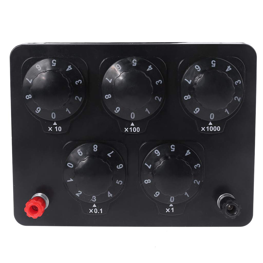 0-9999.9 Ohm Variable Resistance Box Decade Resistor Experimental Equipment for Physical School Teaching