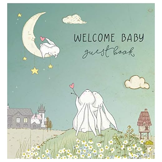 BABY SHOWER GUEST BOOK with GIFT LOG (HARDCOVER) for Baby Naming Day, Baby Shower Party, Christening or Baptism Ceremony, Welcome Baby Party: A Keepsake Baby Book for Welcome Wishes for Baby