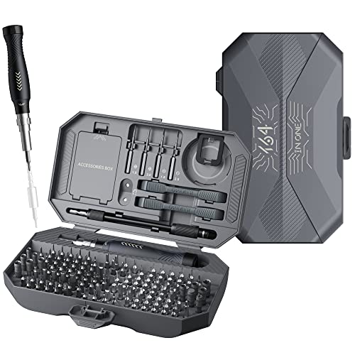 Precision Screwdriver Set, Laptop Screwdriver Kit, Jakemy 164 In 1 Professional Computers Screwdriver Repair Kit With T5 T6 Torx Screwdriver For Macbook, Phone, Watch, Eyeglasses, Xbox, Modding, Diy #TOP21