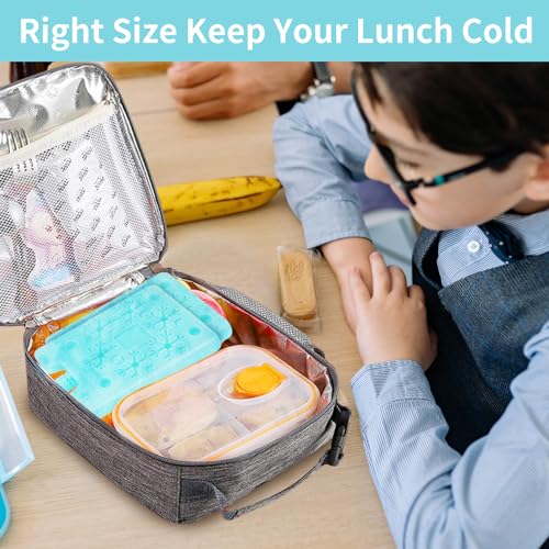 Image of Ice Packs for Lunch Boxes Cooler Tote Bags Reusable Refreezable Cold Slim Large Cheap Hard Protable Icepacks for Bento Shipping Beach Camp Car