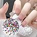 3000PCS Colorful Nail Rhinestones Multi Shape Crystal Flat Back Nail Art Charms 3D Mini Heart Star Flower Nail Gems Multi Shape Bling Random Nail Rhinestones for Women Crafts Acrylic Nail Supplies