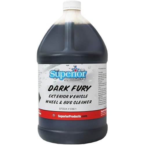 Superior Products Dark Fury (Formerly RAGE) Wheel and Bug Cleaner, 1 Gallon, Made in USA