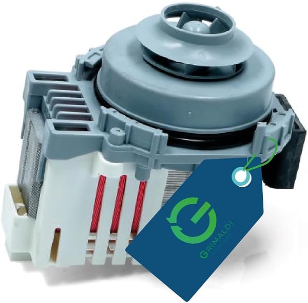 Dishwasher Motor Compatible Indesit Ariston Hotpoint C00303737 M311 — 60W 220 230V 50Hz 0.6A — RAST 5 Connection — Alternative Replacement 14012151 - 1