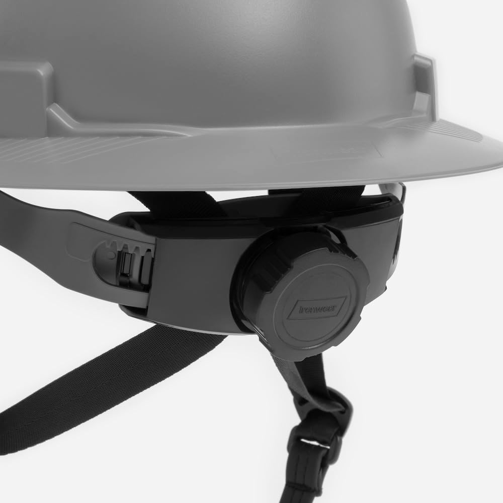 Ironwear 3969 Type 2 Class C Vented Full Brim Safety Helmet w/Chin Strap