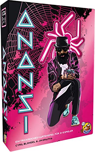 HeidelBär Games Anansi - Familienfreundliches Kartenspiel mit gestalterischen Illustrationen - Trickreiches Stichspiel mit hohem Wiederspielwert - Deutsch - 3-5 Spieler - Ab 10 Jahren