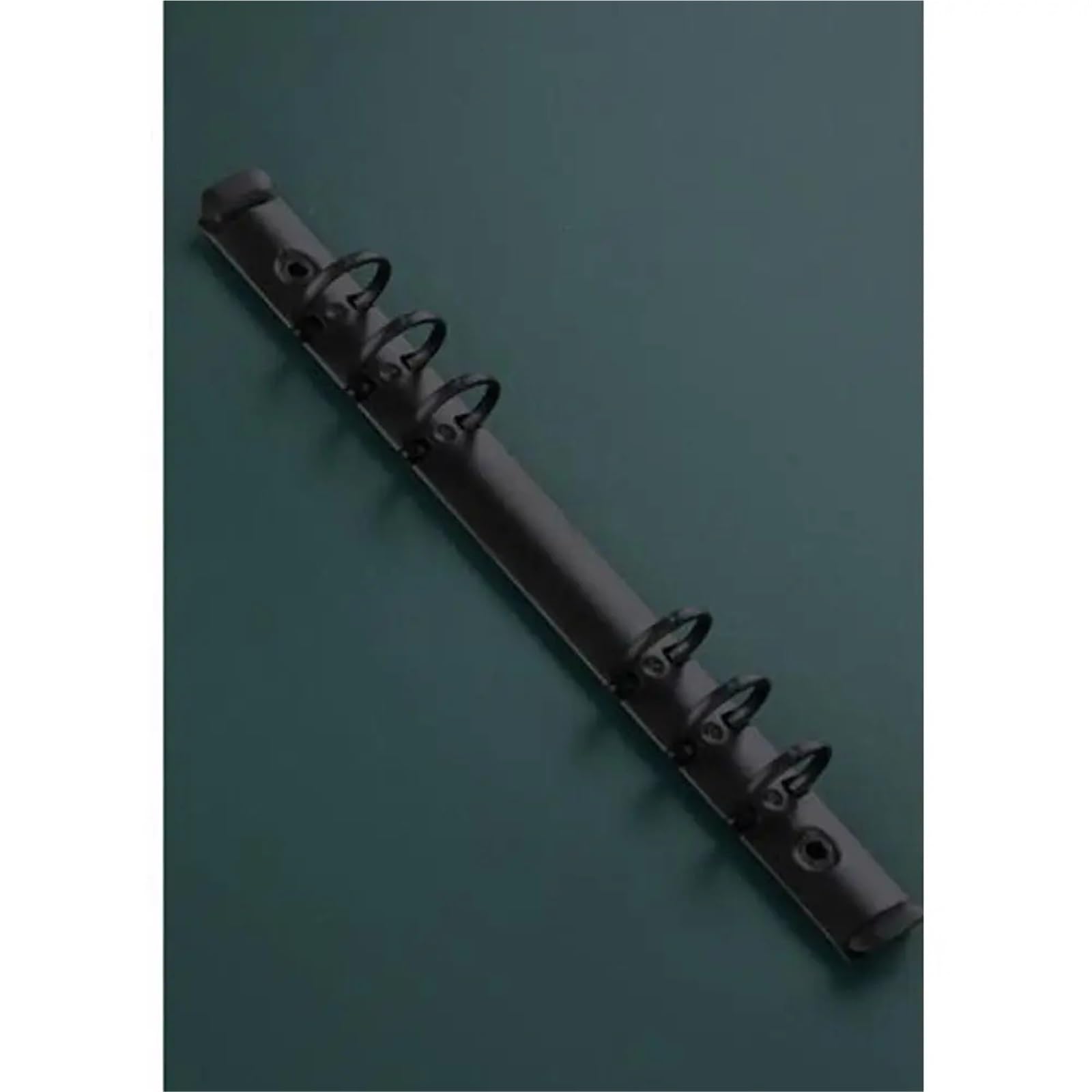 Raccoglitore ad anelli A5 Meccanismo raccoglitore 5 pezzi Clip in metallo fai-da-te for fogli sciolti con 6 fori(Silver-a6)