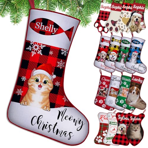 SIMIEEK Custom Cat Breed Christmas Stocking 18