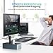 Yottamaster 5 Bay Offline-Klonen Festplatten Dockingstation Aluminium für 2,5/3,5 Zoll, USB 3.2 Gen1 SATA SSD/HDD Docking Station mit 12V 6.5A Netzteil, Unterstützt 5x18TB Max