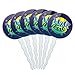 GRAPHICS & MORE Water Polo Ball H2O Cupcake Picks Toppers Decoration Set of 6