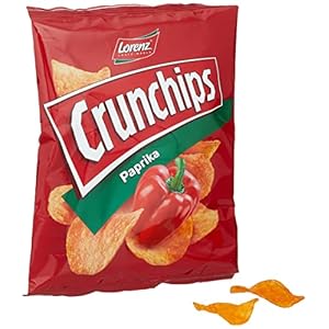 Lorenz Snack World Crunchips Paprika, 16er Pack (16 x 50 g)